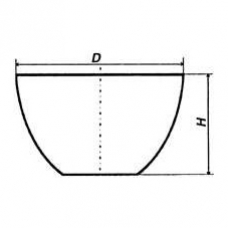 Тигель кварцевый низкий ТН-80 мл