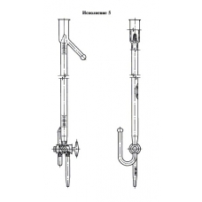 бюретка 1-5-2-100-0,2 с краном 2-х(двух) ходовым