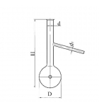 колба КРН 125 мл. (Энглера)