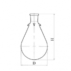 колба грушевидная ГР-10-14/23