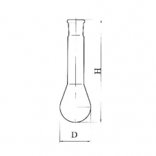 колба Кьельдаля 1-1000-29/32 ТС.