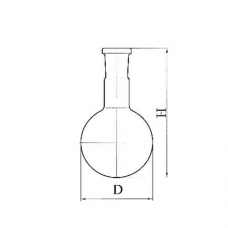 колба круглодонная К-1-100-19/26
