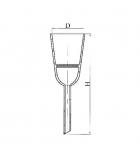 воронка фильтровальная ВФ-1-40 пористость 100