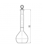 колба мерная ПМ 2-50 (пробка массивная)