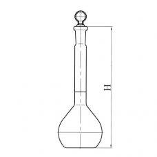 колба мерная ПМ 2-250 (пробка массивная)